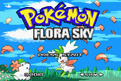 Pokemon Flora Sky - Remake Version (beta 1) Title Screen